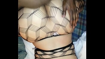 Sexy Latina in Fishnets