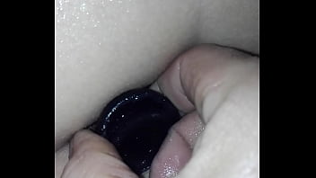 Anal plug game in my girlfriend