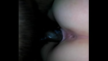 Petite interracial fucking couple sex