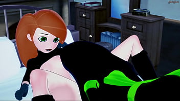 Kim Possible eating Sheego&#039s pussy before they scissor Kim Possible Lesbian Hentai.