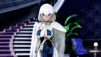 MMD Azur Lane Phone Number 폰넘버 HMS Sirius