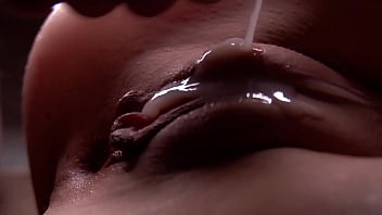 Slow motion blowjob, doggystyle and missionary close up Double cumshot