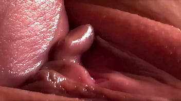 Extremily closeup pussyfucking. Macro Creampie