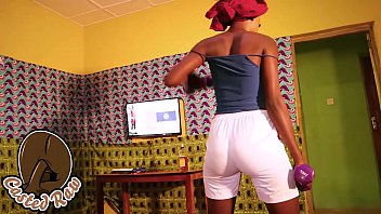 sexy naija girl fuck her big dick friend over a game