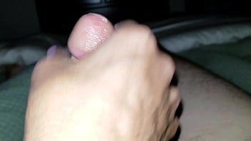 Handjob with precum