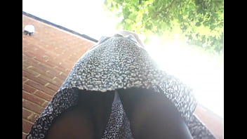 Sexy upskirt view