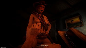 RDR2 Porn Sadie riding John&#039s cock (No Sound)