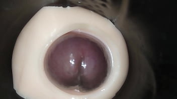 Cum explotion inside fleshlight