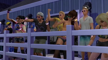 Rave at the Quarry Sims 4 Rave Video