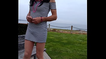 sissy faggot outside