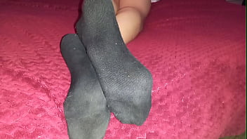 Sweaty socks after walk