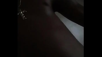 Rubbing small cock and nuts quickie