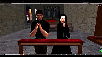 SecondLife Preacher and Megan Fox